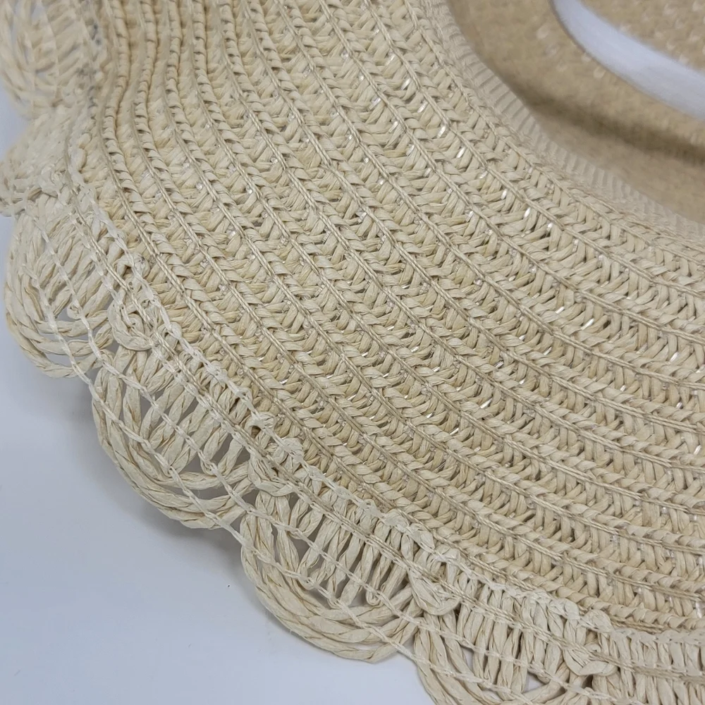 Toddler Straw & Pom Pom Summer Hat & Matching Crossbody Purse Set (One Size)